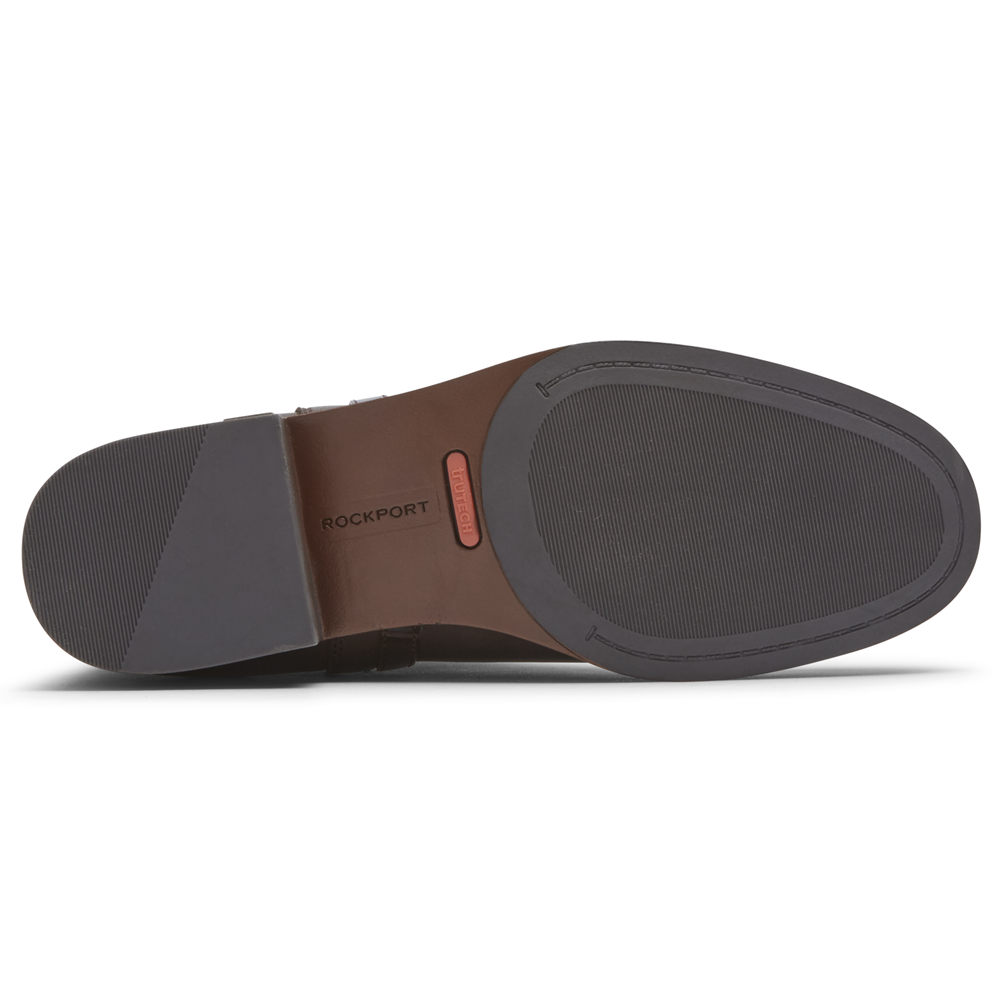 Rockport Kängor Dam Mörkbruna - Larkyn Chelsea - IGPKY5073